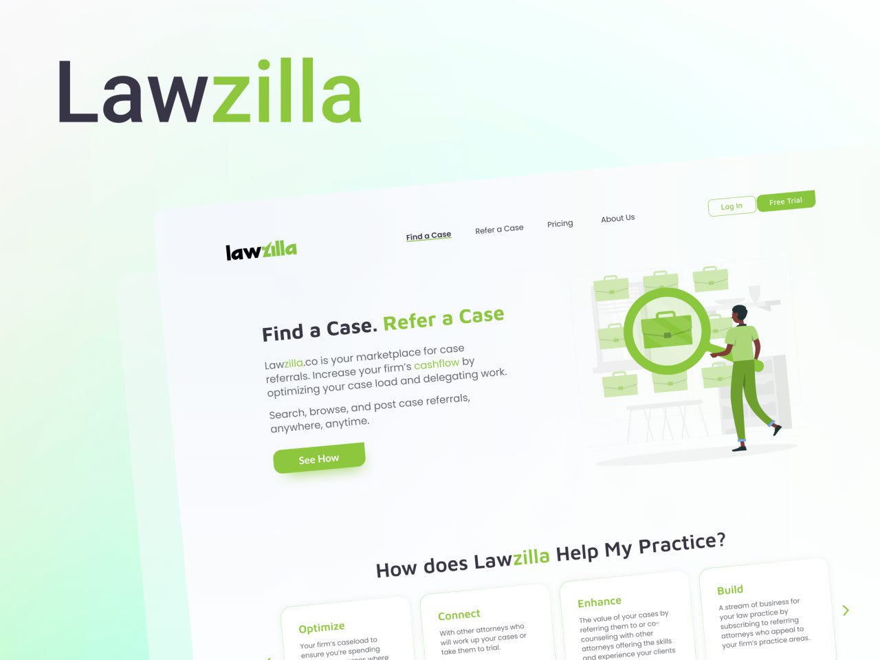 Lawzilla - Legal case referral platform